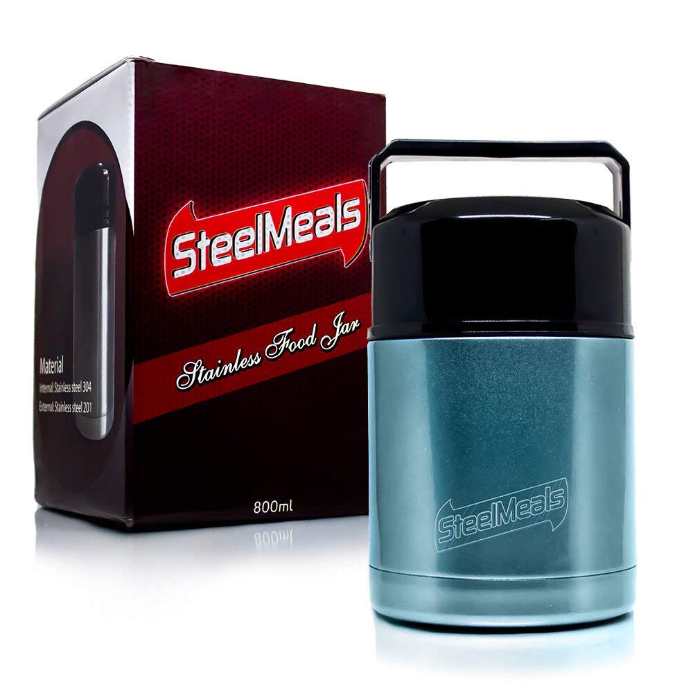 SteelMeals Stainless Steel Vacuum Insulated Food Jar & Thermos,